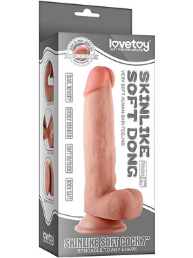 LoveToy - Skinlike Soft Dildo (21 cm)