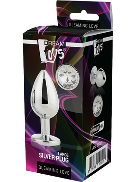 Dream Toys - Gleaming Love Silver Plug (Large)